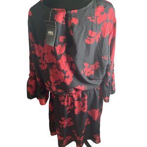 NWT ABS collection floral plus dress
